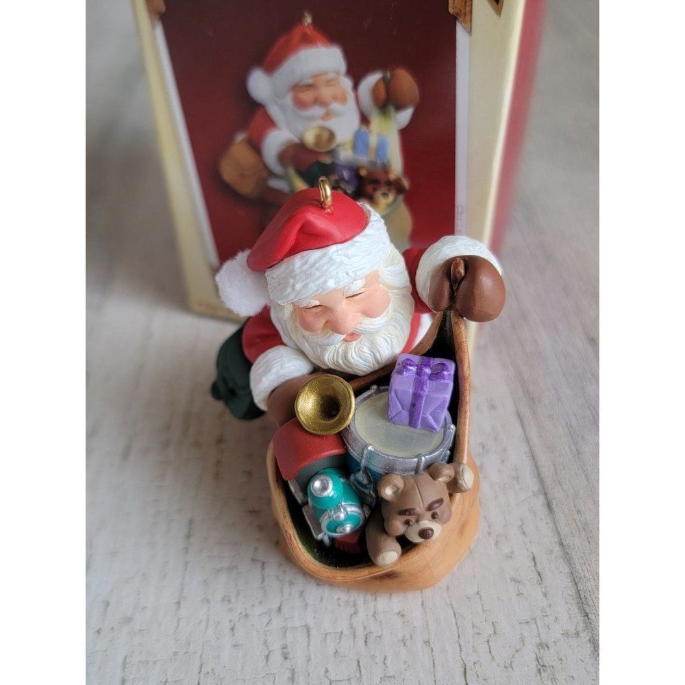 Hallmark Santa's magic sack ornament Xmas